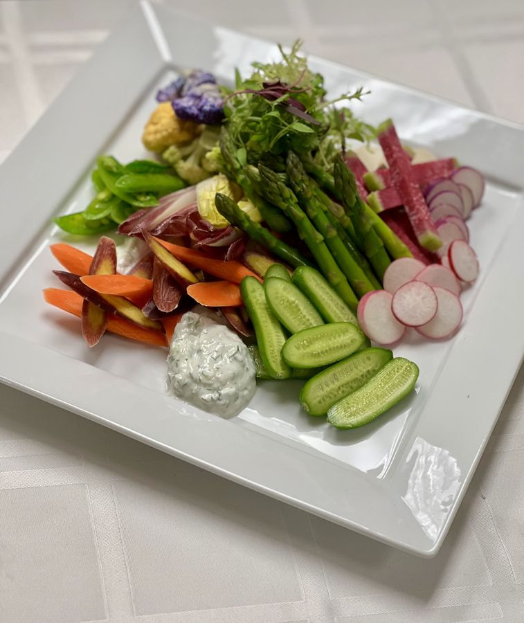 Crudite and dip